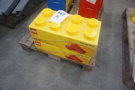 2 pcs. Lego storage boxes