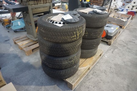 4 pcs. Winter tires with rims, for VW transporters