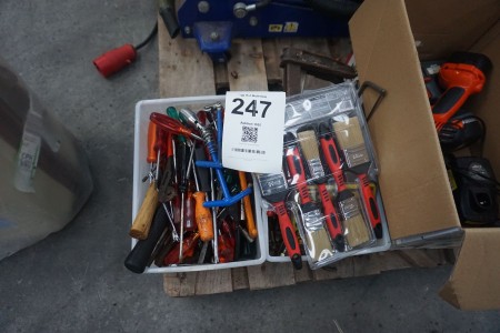 Various hand tools