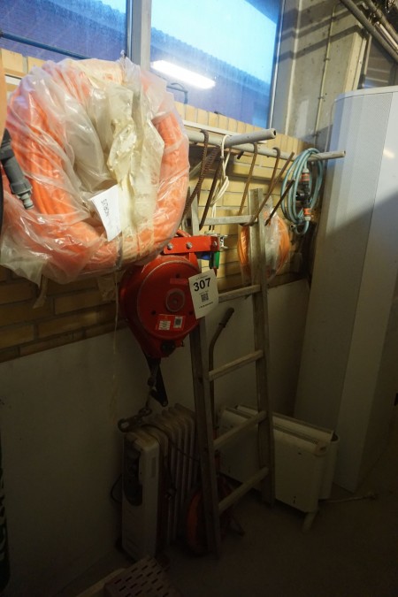 Fall protection block + various hoses, ladders, radiators, etc.
