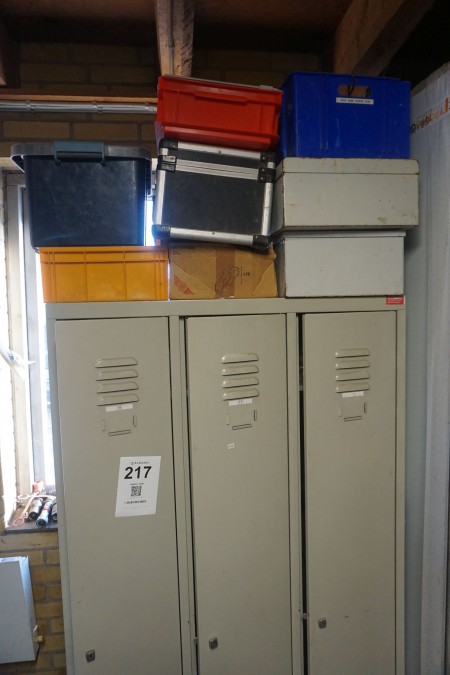 Dressing closet incl. various tool boxes
