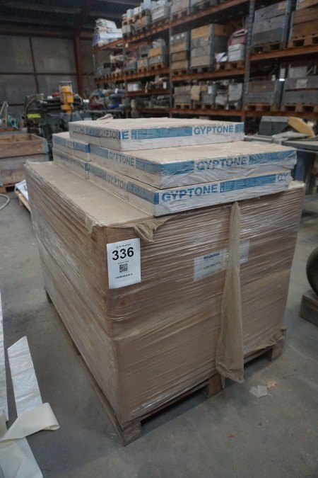 Lots of ceiling insulation & various acoustic panels