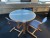 Round table incl. 2 pcs. chairs