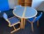 Round table incl. 2 pcs. chairs