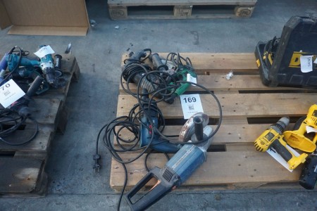 4 pcs. Power tools, Bosch and Hitachi