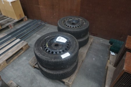 4 pcs. Winter tires with rims