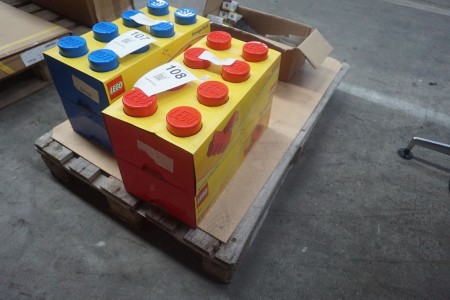 2 pcs. Storage boxes, LEGO