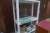 Glass cases with various contents + filing cabinet
