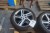 4 pcs. Tires with rims, Volvo