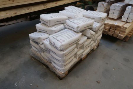About 40 bags of Skamol structural plaster