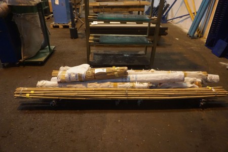 Lot of bamboo sticks