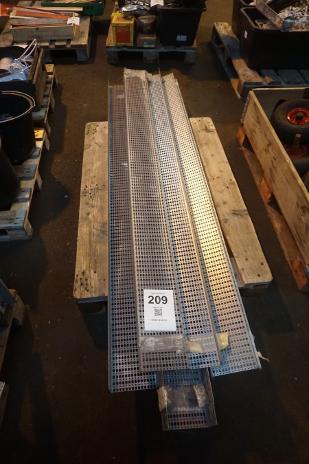 Lot of cable trays