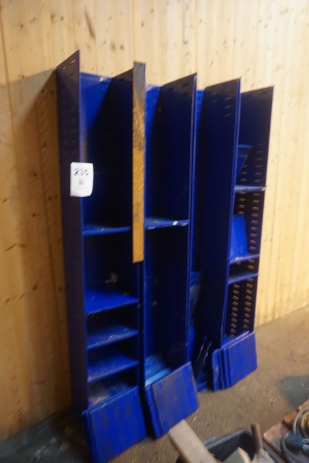 4 pcs. Workshop shelves