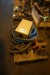 Pipe cutting stand incl. various plastic hoses