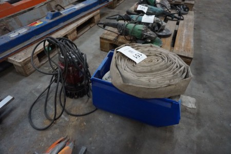 Submersible pump incl. hose, SPT