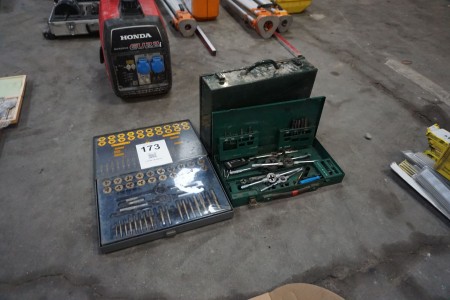 Various threading tools + impact drill