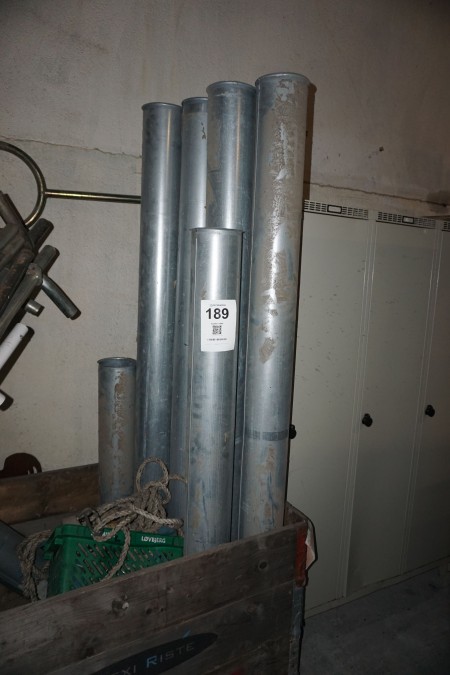 Lot of ventilation pipes