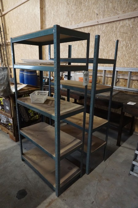 2 pcs. workshop shelves