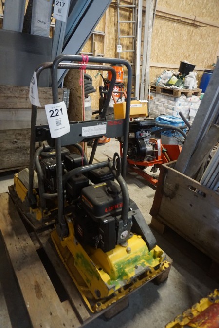 Pladevibrator, WACKER NEUSON WP1550