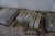 7 pallets with various curbstones & granite stones