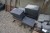 5 pallets with various wells, well covers, outdoor stones, etc.,