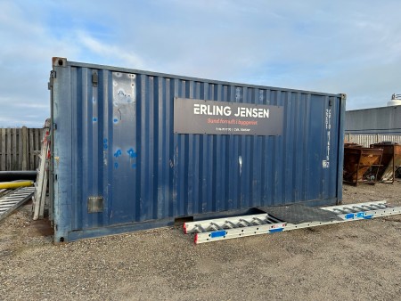 20-Fuß-Container mit Inhalt