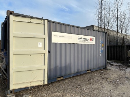 20 fods container med indhold 