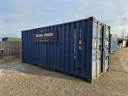 20-foot container with contents