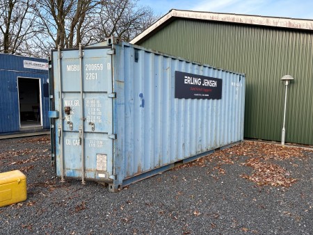 20 fods container med indhold 