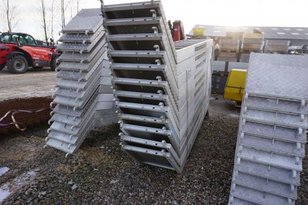 12 pcs. aluminum ladder for scaffolding