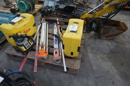 Leveling device, Leica Rugby 640