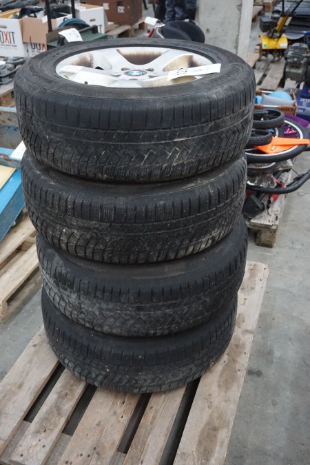 4 pcs. Winter tires with rims, Continental