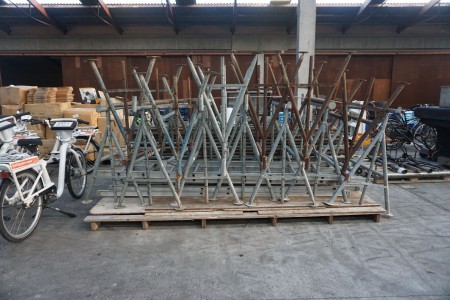 Lot of trestle scaffolding