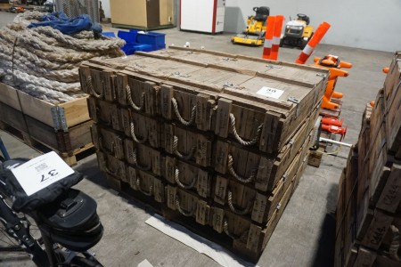16 pcs. Ammunition boxes