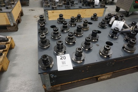 17 pcs. tool holders, BT50