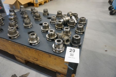 17 pcs. tool holders, BT50