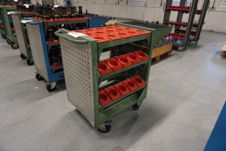 Trolley for tool holders