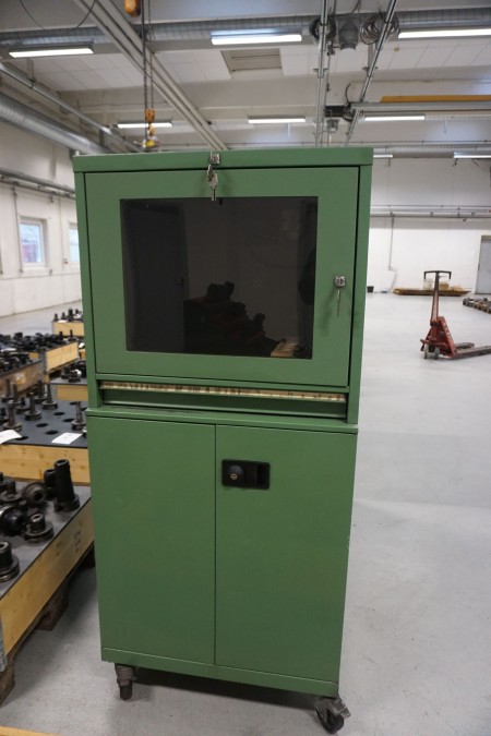 Cabinet for control unit on wheels