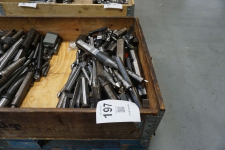 Large batch of tool holders
