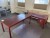 2 pcs. office tables incl. office chair + cabinet etc.