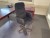 2 pcs. office tables incl. office chair + cabinet etc.