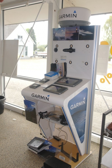 Garmin exhibition with dummies