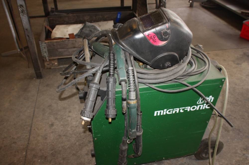 Migatronic MIG 300 + welding cables + welding handle + welding helmet ...