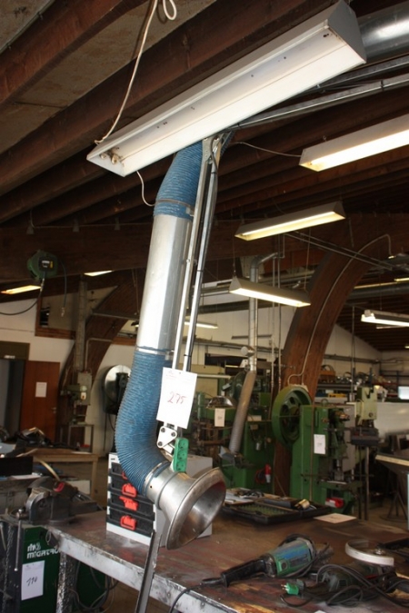 Spot welding jib. Dismantled at the end of the flexible hose. With jib arm. Without engine