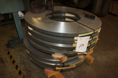 Coils, galvanized, 0.70 x 40 mm, approx. 1500 kg