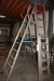 Stepladder and 2 ladders