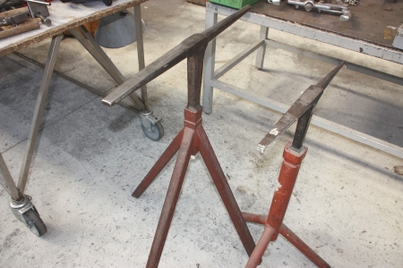 2 x sheet metal forming tool on stand