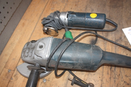 Electric angle grinder, Bosch GWS 20-180 + electric plate rocks