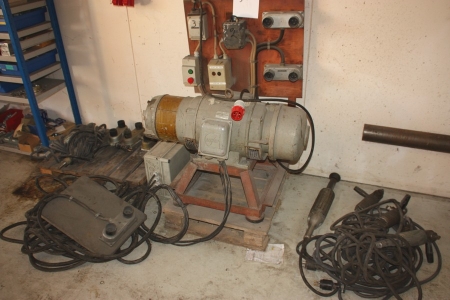 42 volt alternator and 42 volt angle grinders and die grinders
