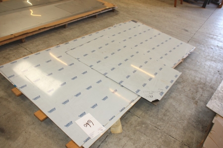 Pallet with sheet metal panels